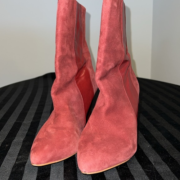 Zara suede ankle boots size 39/ US 8 - Picture 2 of 8